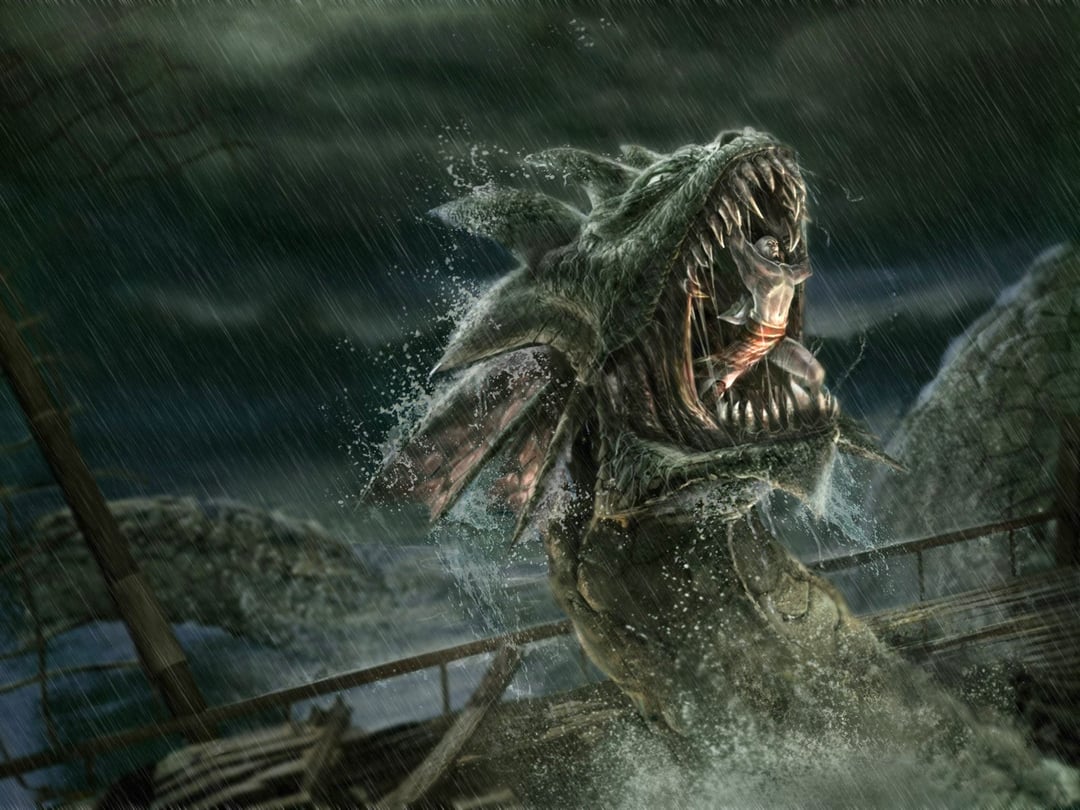 Concept art from the original God of War. The Hydra fight will always be one  of my favorite boss fights from any game. #GodofWar, image size:1080x810