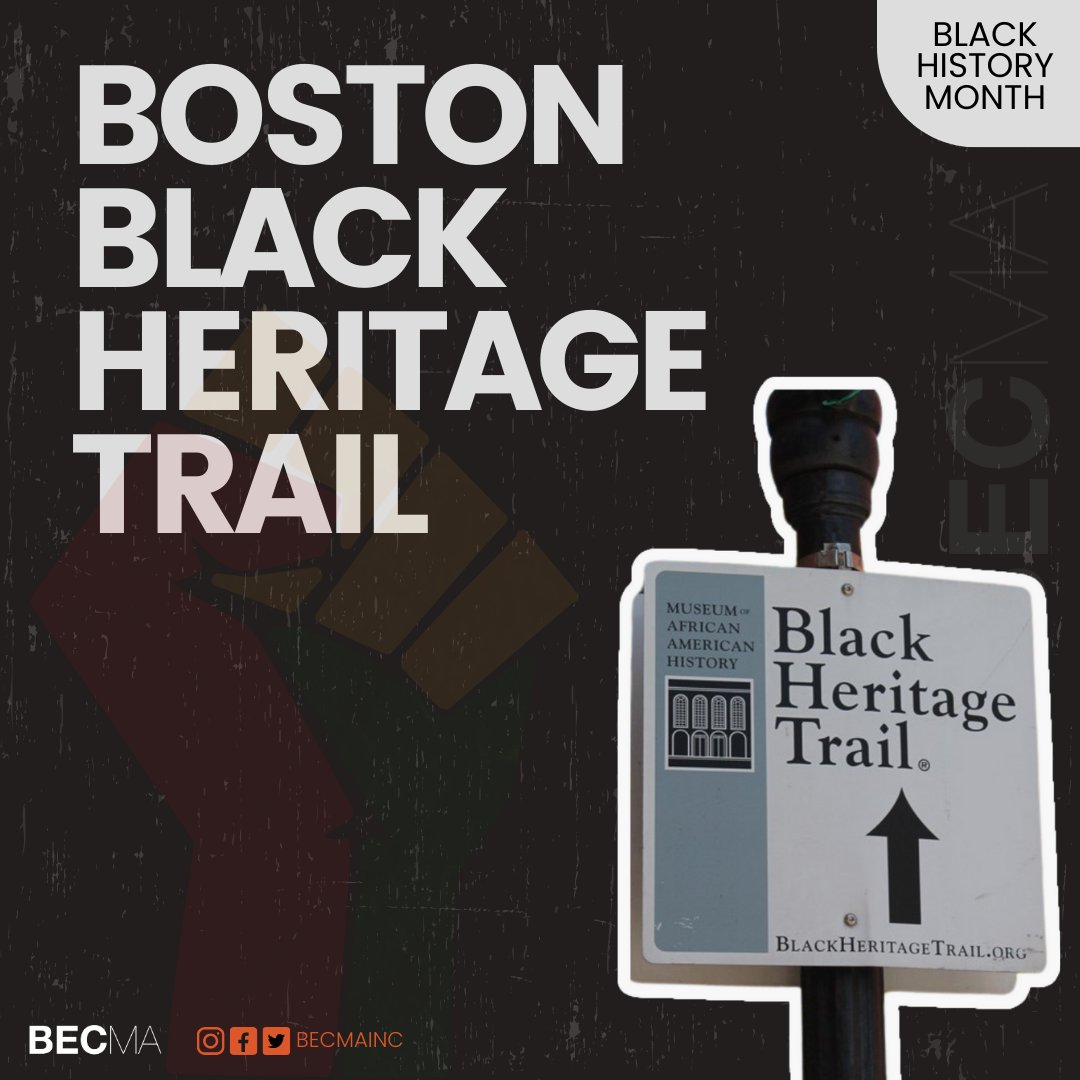 Created by the @MAAHMuseum, the Boston Black Heritage Trail is a walking tour showcasing historic sites related to the Black community that was strongly present in the Beacon Hill area during the American Civil War era. #BlackHistoryMonth