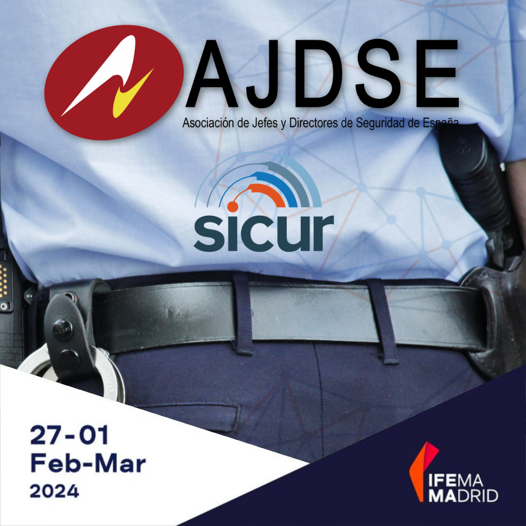 AJDSE estará en #sicur2024, la feria de la #seguridad, en IFEMA Madrid.
Puedes registrarte para adquirir tu pase en la web oficial. ifema.es/sicur/entradas y con nuestro código tendrás entrada gratuita SC24_AJSE_10A07A.
Te esperamos en #sicur24 del 27 de febrero al 1 de marzo.