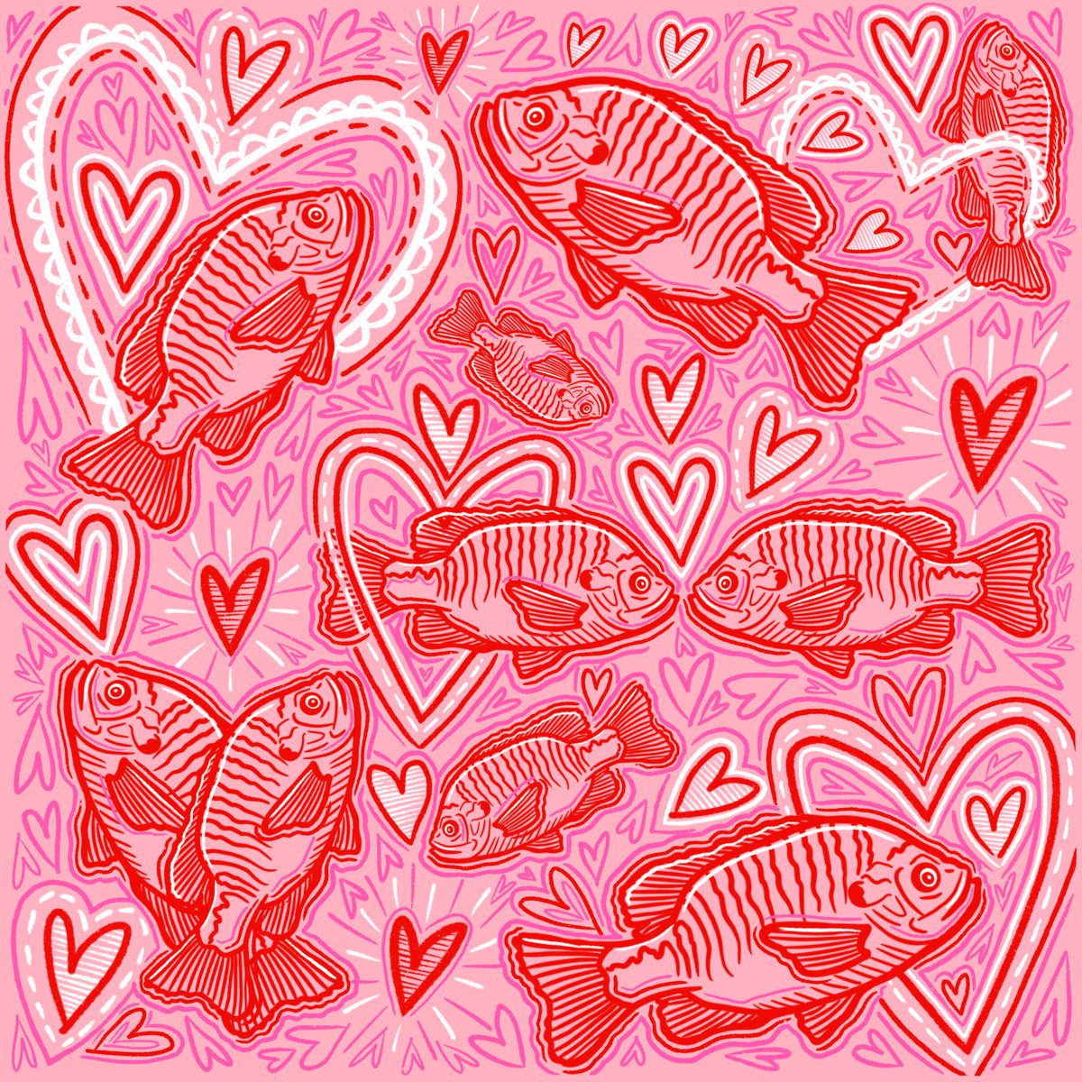 Fish in love 🐟💕🐠 redbubble.com/shop/ap/158122…
#valentines #valentinesday #pink #fish #Valentines2024 #fishing