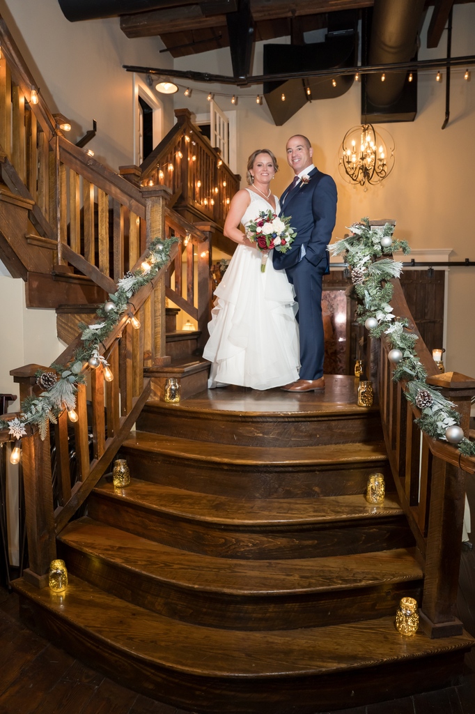 The staircase at 1620 winery is perfect spot for portraits during these winter months!

#maureenrussellphotography
#southshoremaweddingphotographer
#massachusettsweddingphotographer #massachusettswedding 
#plymouthmawedding #plymouthwedding #1620winerywedding #1620winery