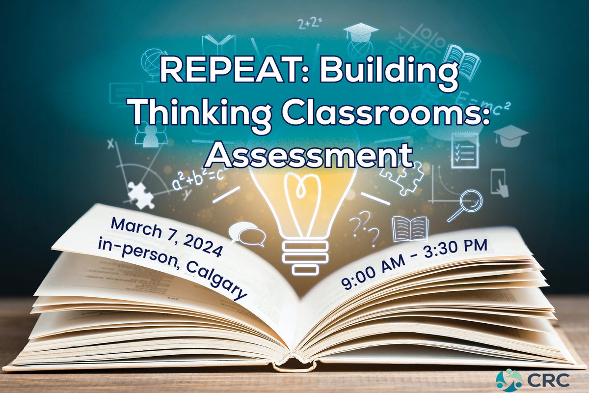 👟Time is running out to register for Building Thinking Classrooms: Assessment (repeat) with @webbkyle. Past participants raved about this workshop calling it 'an engaging and effective PD session'. Don't miss out! Learn more/register: crcpd.ab.ca/program/11200