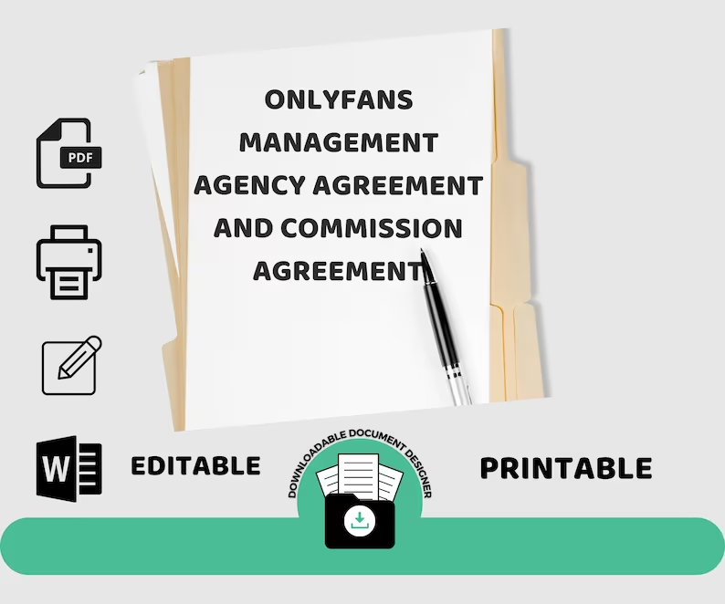 Downdocdsgnr's tweet photo. Onlyfans Management Agency Agreement and Commission Agreement
https://t.co/Gr9KfD2RdF
via @Etsy #etsy #etsyseller #onlyfans #onlyfans_girl #onlyfansbabe #onlyfanscreator #OnlyFansMaleModel #onlyfansmexico https://t.co/doKess6Qsc
