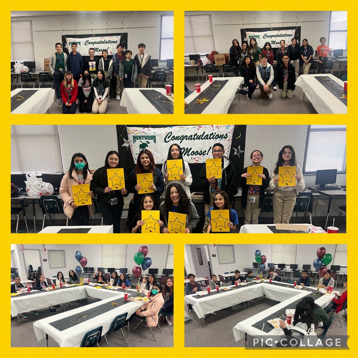 Super proud of our Top 10 Scholars for 6th, 7th, and 8th grade! Your hard work is paying off! Thank you Canes Chicken for your amazing support! 🫎 🏆 ❤️🎉@Montwood_MS @lsando04_MMS @noecantu_MMS @dnava_mms @paulinahdz_MMS