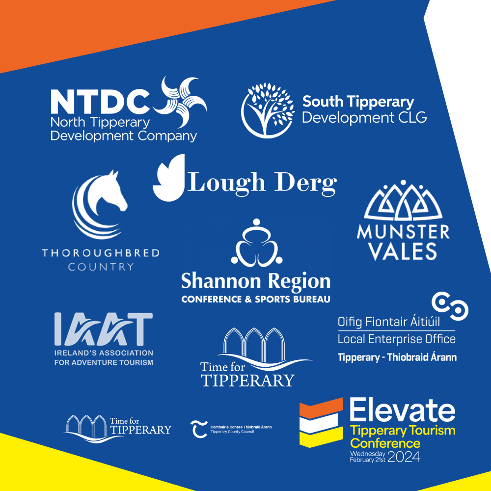 Seeking expert information and insiders knowledge in the ever-evolving world of tourism? Discover a vibrant mix of organisations at the Elevate Tipperary Tourism Conference, each offering specialised industry advice to help your conquer the industry. 🖥 bit.ly/TimeforTippera…