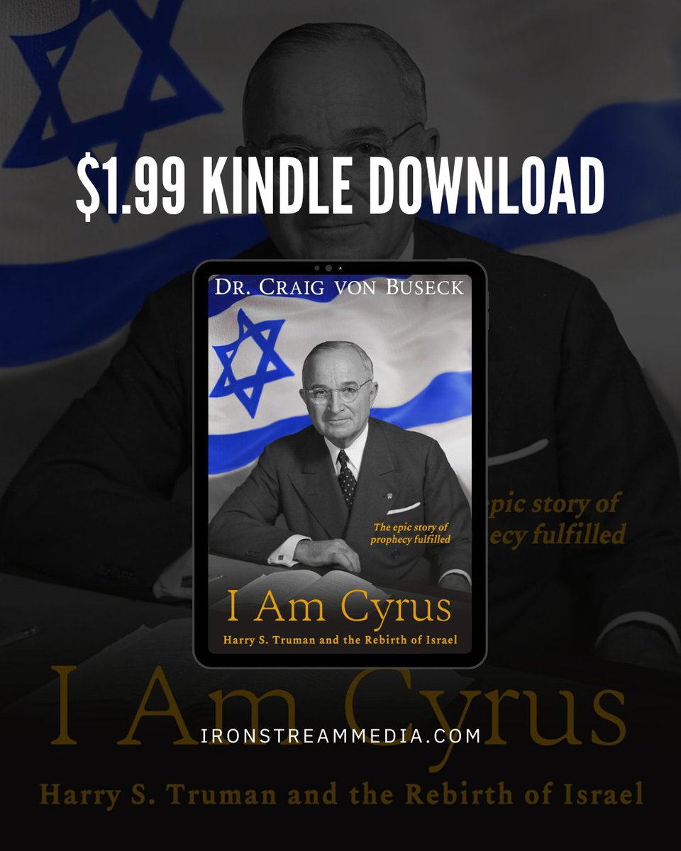 Don't miss this week's specials from Iron Stream Media!

Victor!: The Final Battle of Ulysses S. Grant - amazon.com/dp/B08Q8JLT48

I Am Cyrus: Harry S. Truman and the Rebirth of Israel - amazon.com/dp/B07Q46JLYM