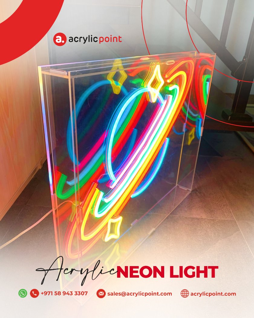 acrylic_point's tweet image. Illuminate your world with our mesmerizing acrylic neon lights! Elevate your spaces effortlessly with vibrant hues that bring a burst of energy and style. 

Whatsapp +971589433307 to find your best product .
#AcrylicPoint #neonbox #acryliclight #acrylicneon #acrylicneonlight #uae