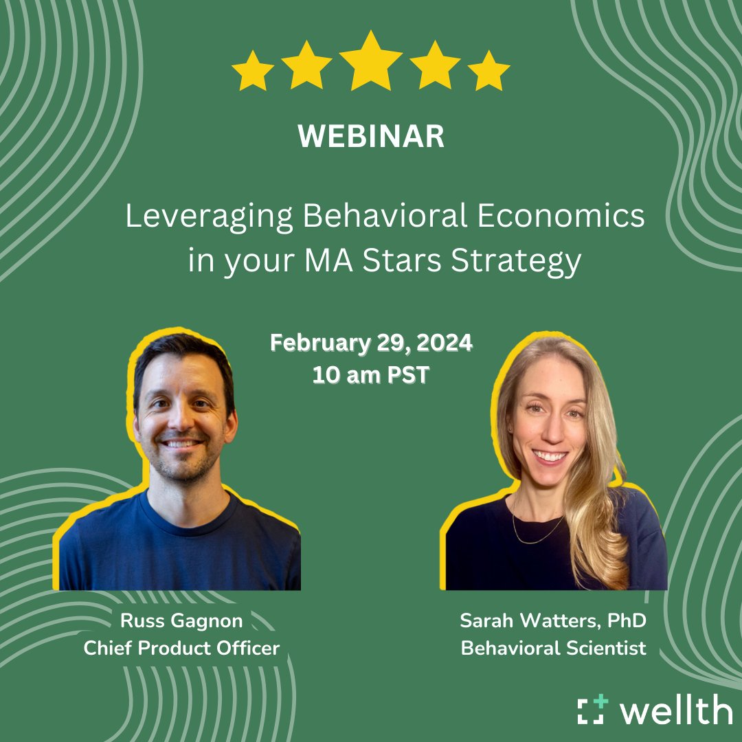 We are kicking off our mini MA Webinar Series with some expert insight on Leveraging Behavioral Economics in your MA Stars Strategy!

Register here: hubs.la/Q02lGHGf0