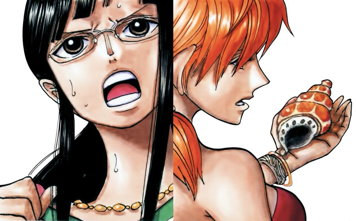 hentaiwaifu__'s tweet image. strong world robin &amp;amp; nami