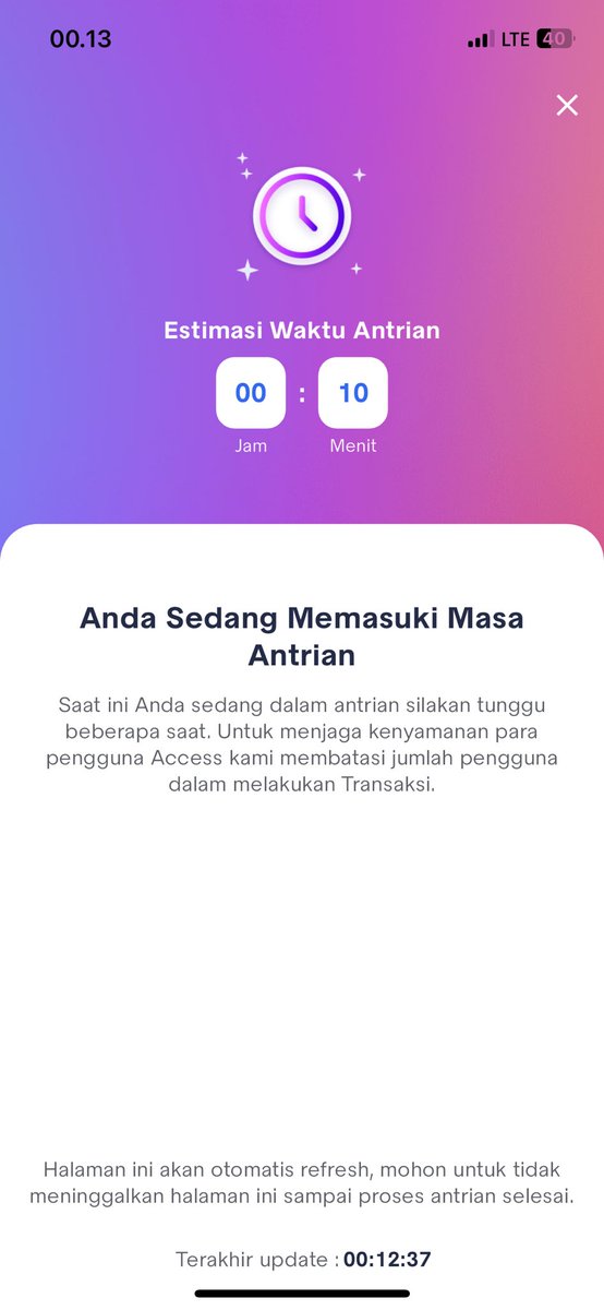 Bagooooest's tweet photo. @KAI121 antriannya juga kurang jelas ini saya antrian ke brapa, krn menit nya naik turun https://t.co/OcScu9bQX6