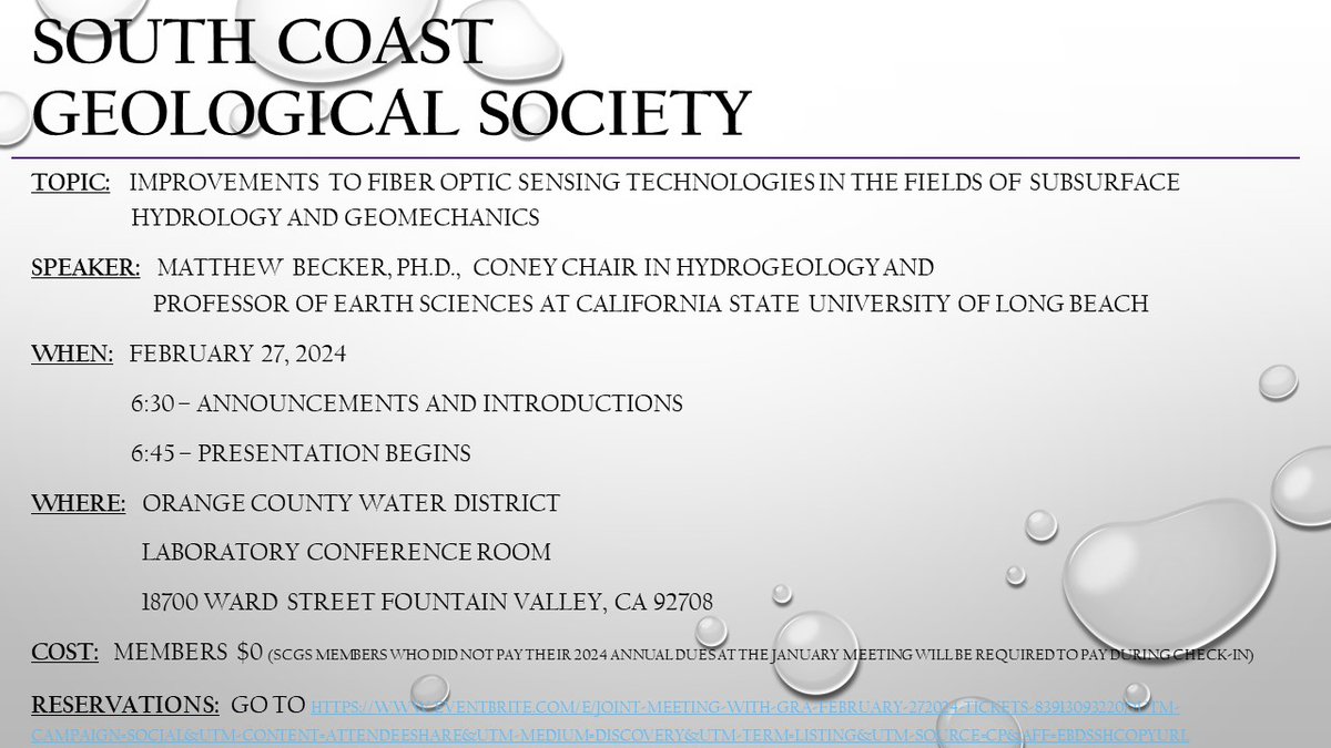 CSUFGeology's tweet photo. @SouthCoastGeol @ocwaterdistrict https://t.co/Ft3HafvvsC