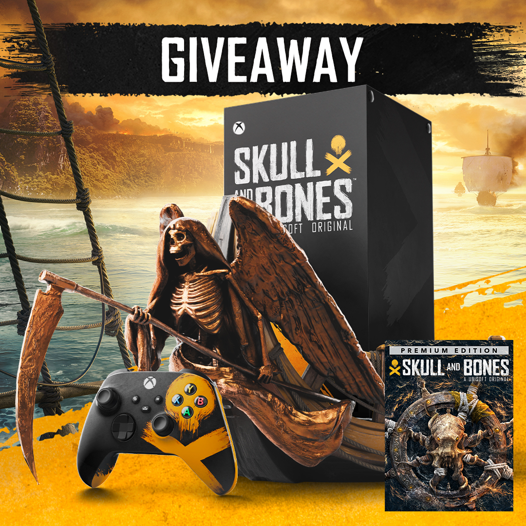 UbisoftCanada's tweet image. 🏴☠ Ready to set sail? To celebrate the epic launch of Skull &amp;amp; Bones, we are giving you the chance to win epic prizes! 🎮⚔