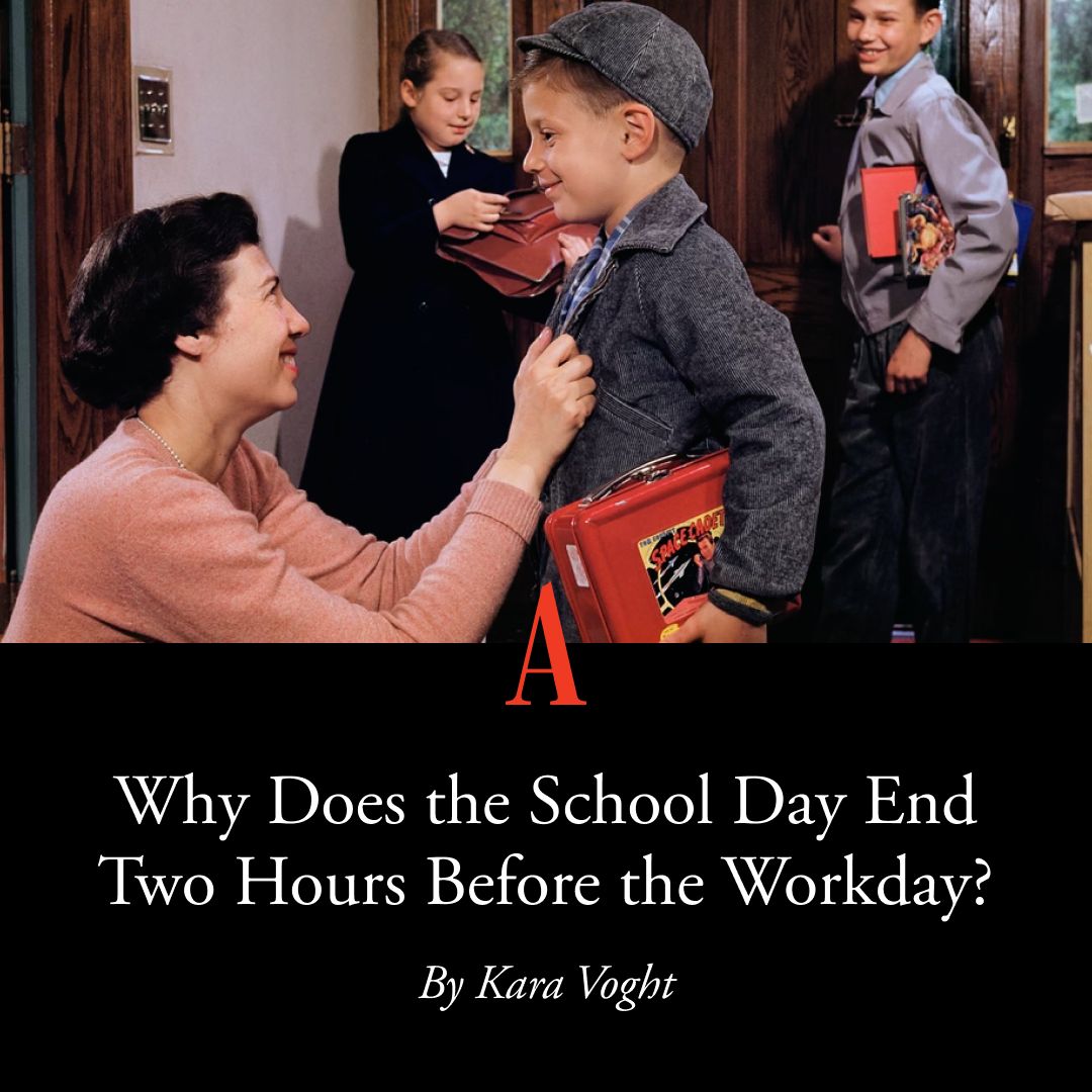 The mismatch between school and workday, a relic of a bygone era and outdated family norms, has left parents and school districts scrambling to find a solution, @karavoght wrote in 2018: theatln.tc/66XxzwZ3