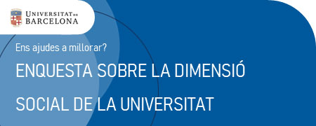 Ens ajudes a millorar? Participa en l'enquesta sobre la dimensió social de la universitat acortar.link/Ee0pFw