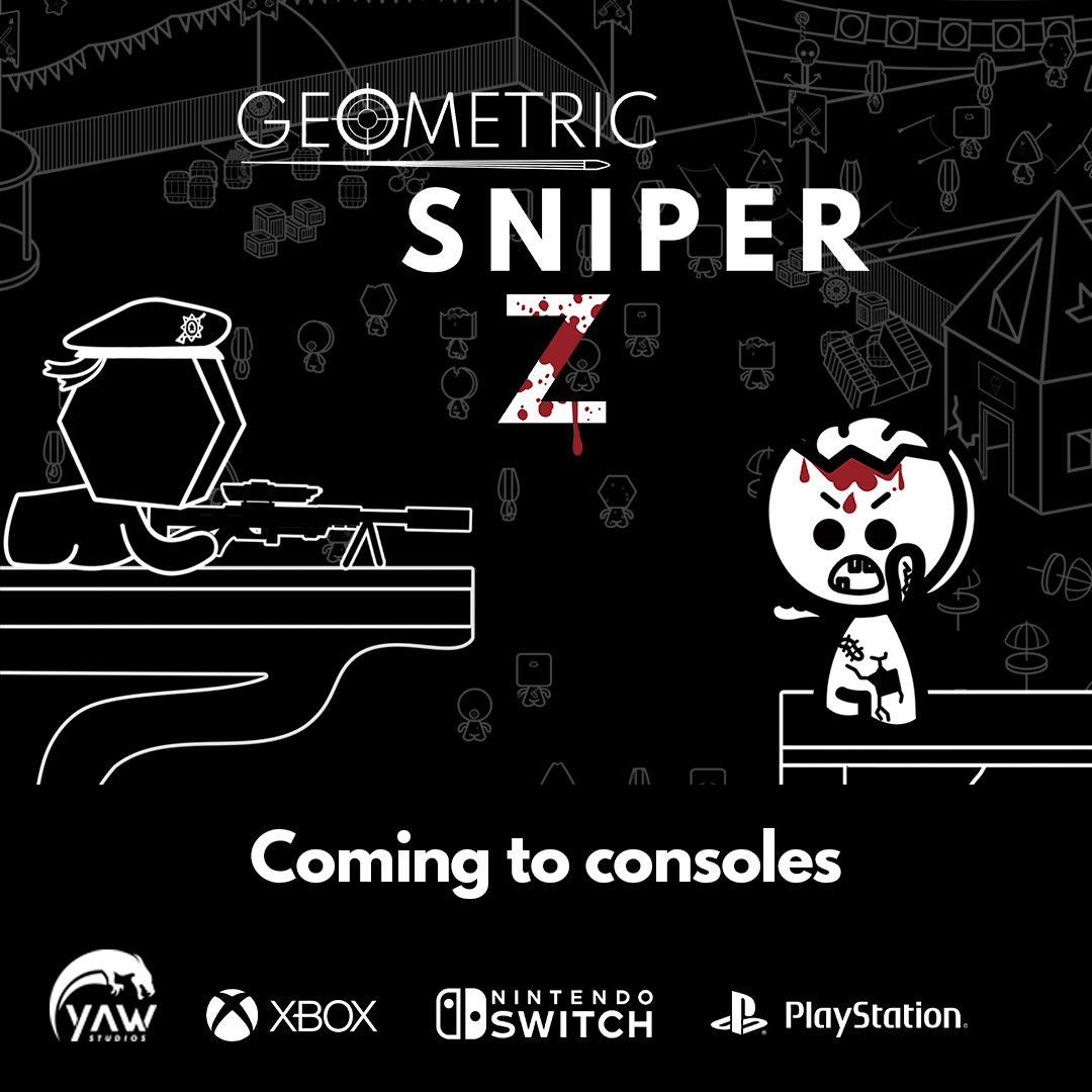Get ready for the excitement! 🎮 Geometric Sniper Z is coming to consoles. 🎉 #GeometricSniperZ #ConsoleGaming