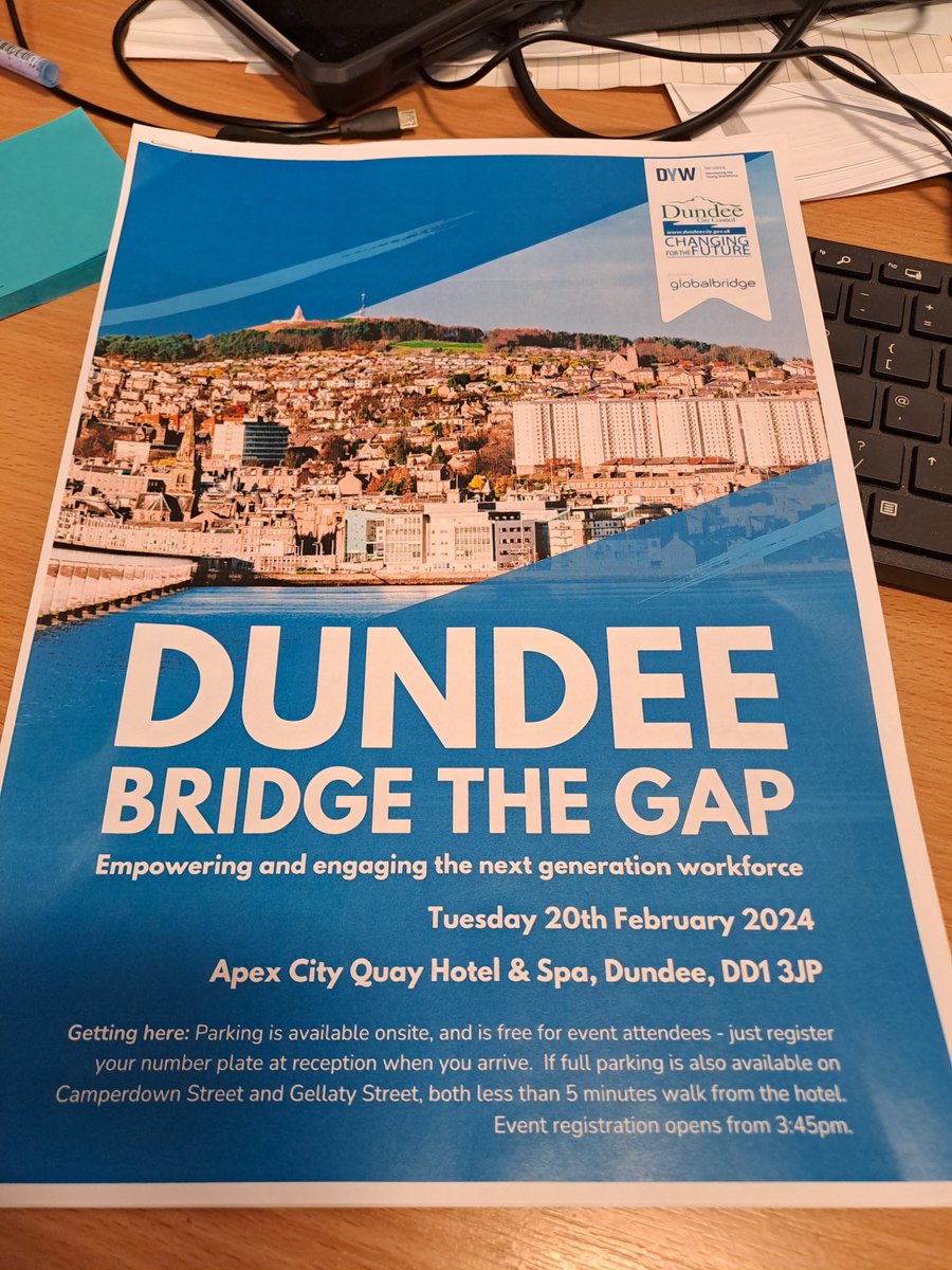 Very pleased to be presenting with @Grove_Academy learners at the @globalbridgeltd #bridgethegap event today, excited to be part of developing #Dundee's next generation of #workforce talent.

#GroveFamily 💙📖🌳
@DundeeLearning
@dywtaycities
@EducationScot 
#Curriculum