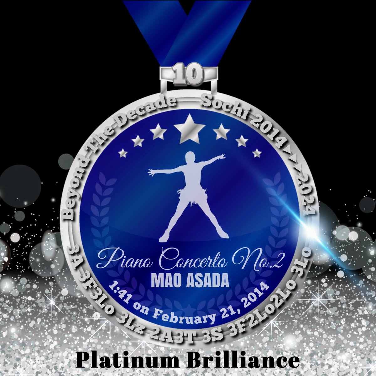 azayakanablue's tweet image. 𝟏𝟎 𝐲𝐞𝐚𝐫𝐬 𝐚𝐟𝐭𝐞𝐫 𝐒𝐨𝐜𝐡𝐢 𝟐𝟎𝟏𝟒

2014年2月21日午前1時41分
ラフマニノフ♪ピアノ協奏曲第2番
演技スタート

10年をも超えてゆく
時の流れを超え続けてゆく
永遠のブリリアンス

𝐁𝐞𝐲𝐨𝐧𝐝 𝐓𝐡𝐞 𝐃𝐞𝐜𝐚𝐝𝐞

#ラフマオ10周年
#浅田真央
#Sochi2014
#PlatinumMedal
#MaoAsada