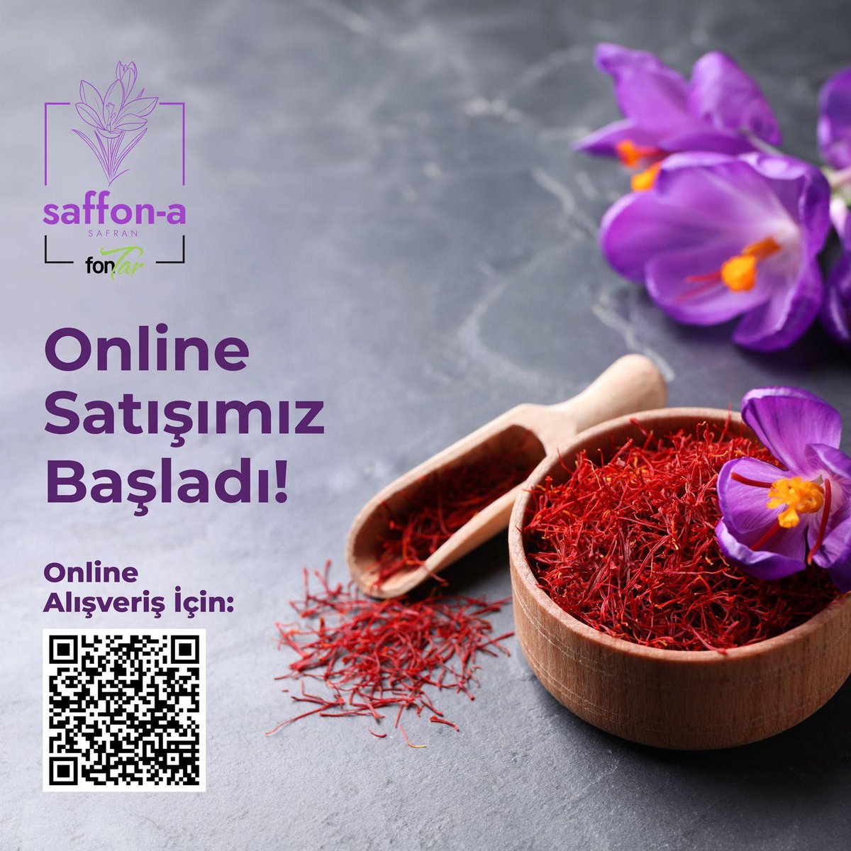 🎉 Heyecan verici haber! Safranımız artık online satışta! En kaliteli ve yeni hasat safranı evinizin konforunda satın alın. Sınırlı stoklarla, hemen sipariş verin ve muhteşem lezzeti yakalayın! 💜 #Safran #OnlineSatış #KaliteliLezzetler #saffron 

saffona.com.tr/ilk-hasat/
