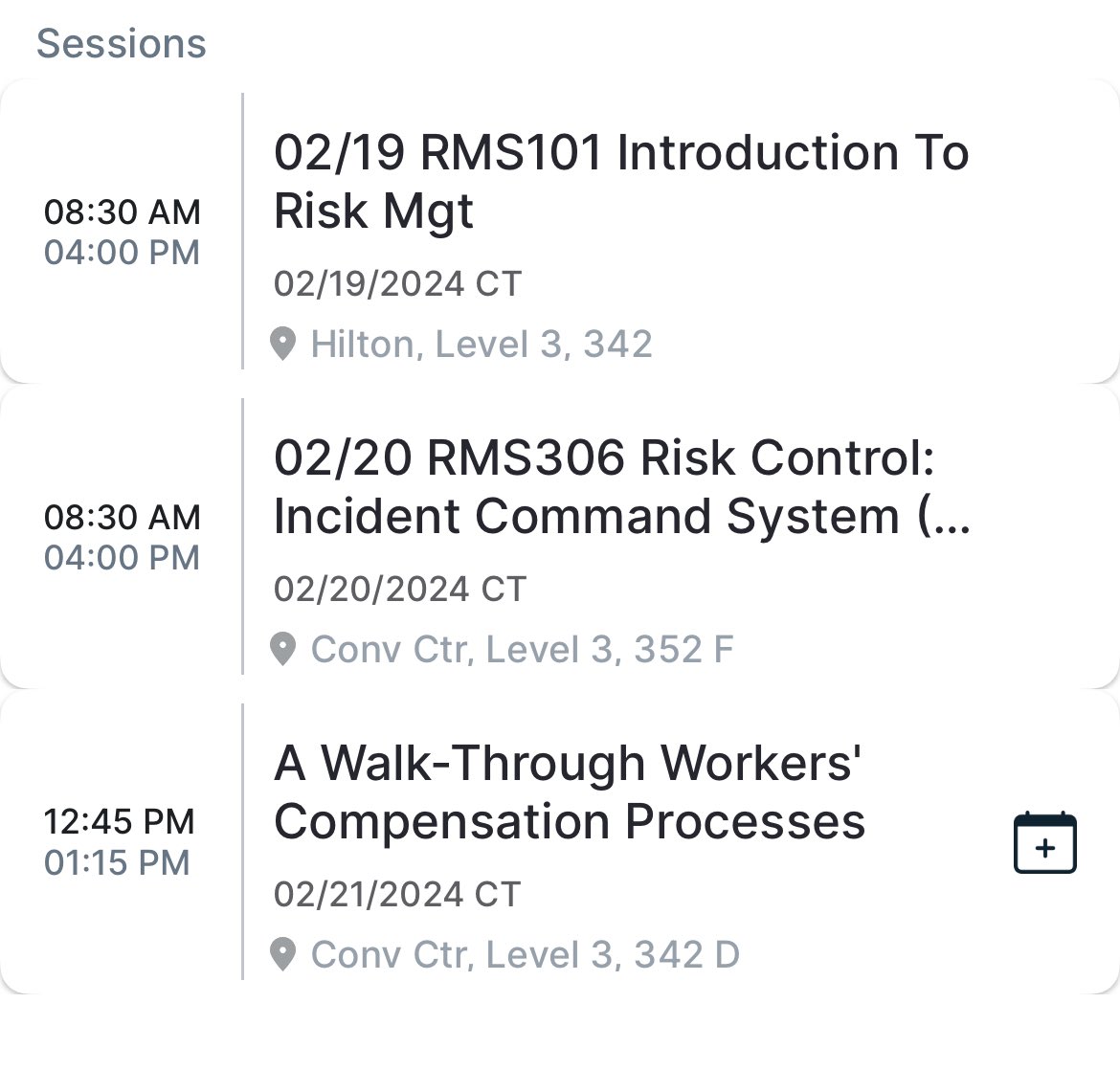 RiskMgmtMag's tweet photo. I am excited to present two certification courses and one breakout session at the TASBO Engage Conference. https://t.co/QOteGOfI44