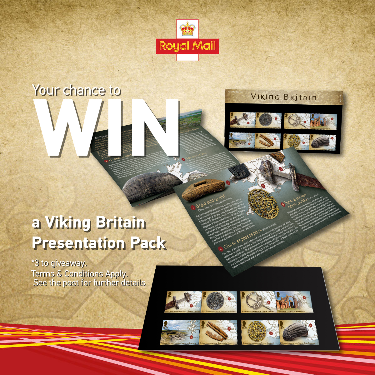 Here's your chance to win a Viking Britain Presentation Pack! Q. Which city is home to the JORVIK Viking Centre? To enter, like+RT+reply with the correct answer by 11:59pm on 25/02/2024 18+ UK only. Ts & Cs: ms.spr.ly/6011cDGC1