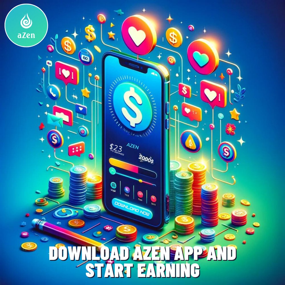 Say goodbye to the ordinary and hello to earning with 'azen'! 🌟 Discover a new way to enjoy social media AND get rewarded.  💫 Click to join our vibrant community ,Follow @azen_network 💰🚀.
Download now! bit.ly/gp-azen
or Join us at! t.me/aZennetwork1_b…