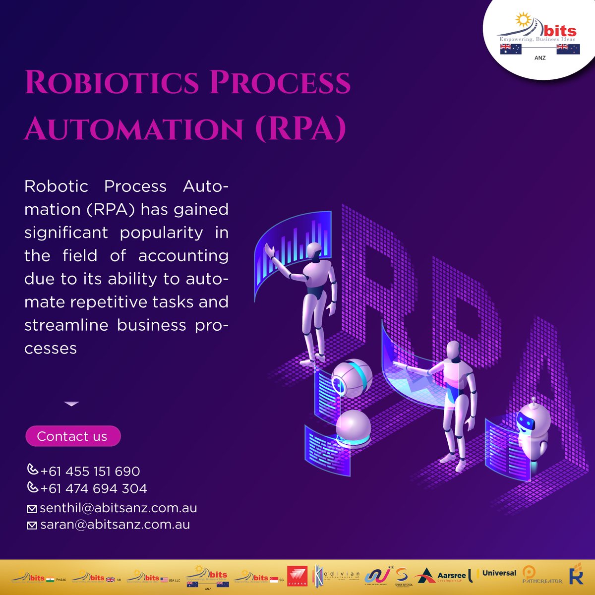 Our Robotic Process Automation...
#rpa #rpadeveloper #rpadevelopers #rpajobs #rpacommunity #rpaanalyst #virran #ssgroup #ssgroupofcompanies #techcareers #techbusiness #robotics #automation