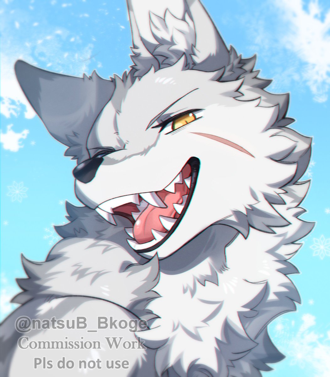「Two pretty wolfiesCommission done for @/」|Koge🐾@Working on Commsのイラスト