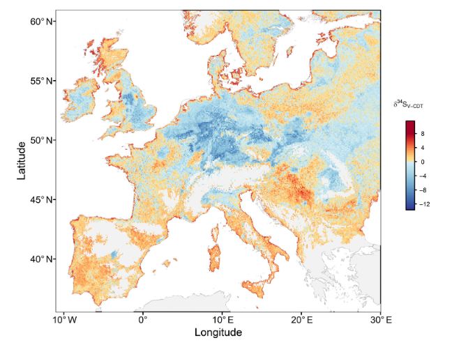 Check out our δ34S (stable sulfur) isotopic #map for #Europe now OA @ESAEcosphere highlighting the need to map stable sulfur isotopes in non-wetland environments.🌍 Isotopic maps: zenodo.org/records/8108176 Paper: doi.org/10.1002/ecs2.4… #ornithology #forensics #wildlife