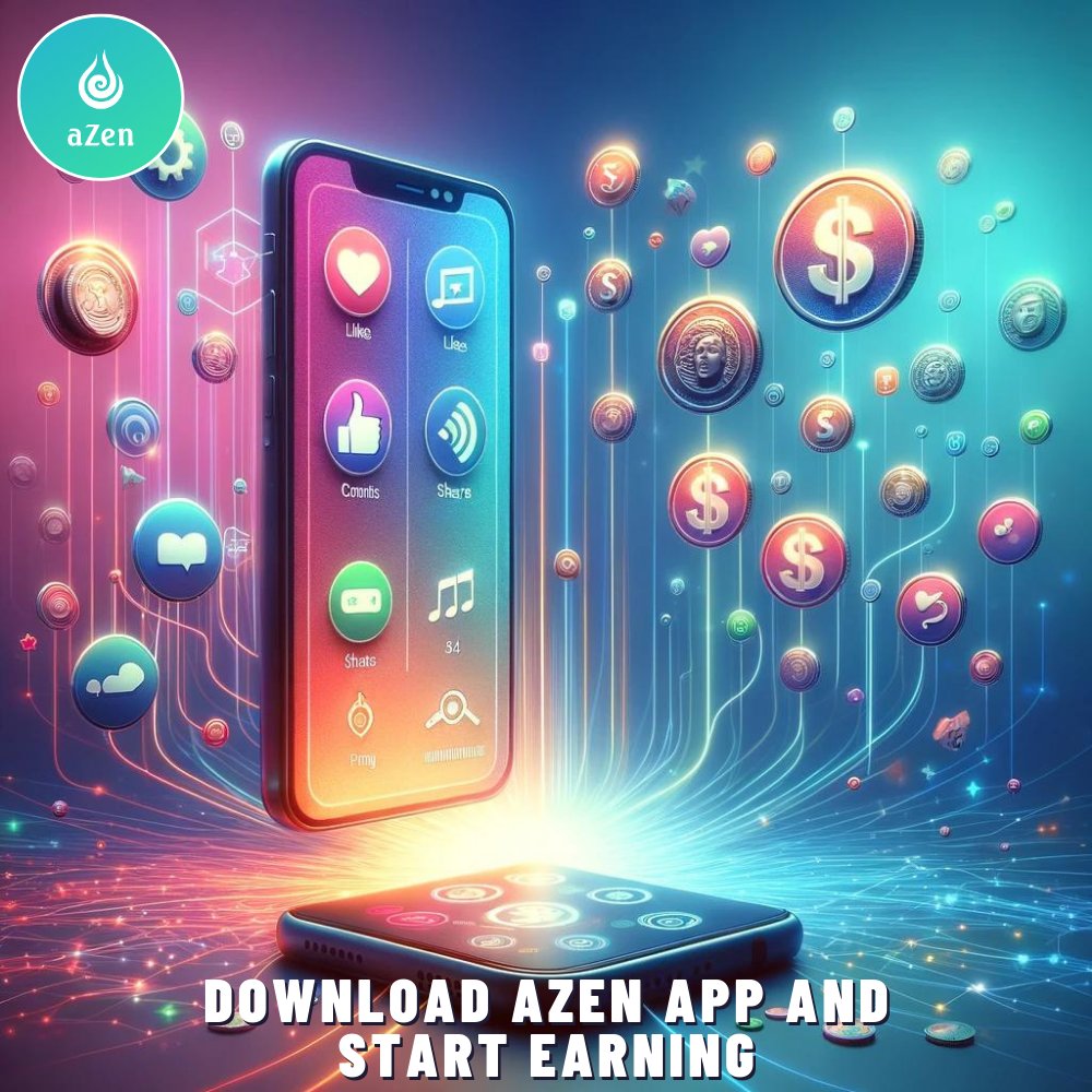 🎉 Earning made easy with 'azen'! Enjoy your favorite social media activities and get rewarded. It's that simple. 🎈 Become part of our growing community today  Follow @azen_network 💰🚀.
Download now! bit.ly/gp-azen
or Join us at! t.me/aZennetwork1_b…