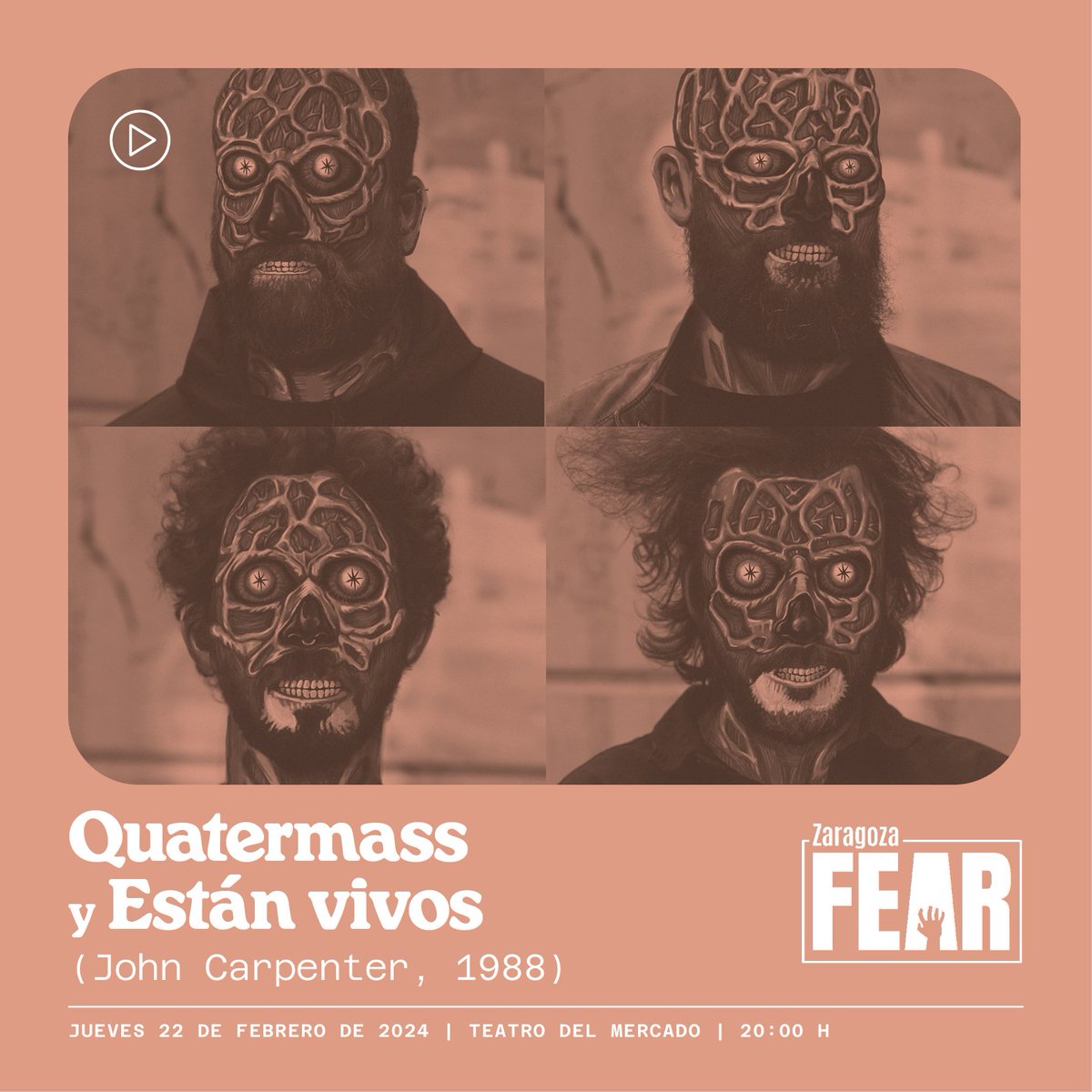 bornmusic's tweet photo. 🕶 22/02/2024 #Quatermass y #EstanVivos de #JonCarpenter en @teatromercado @zgzfear https://t.co/gQ52Xi8iXk
