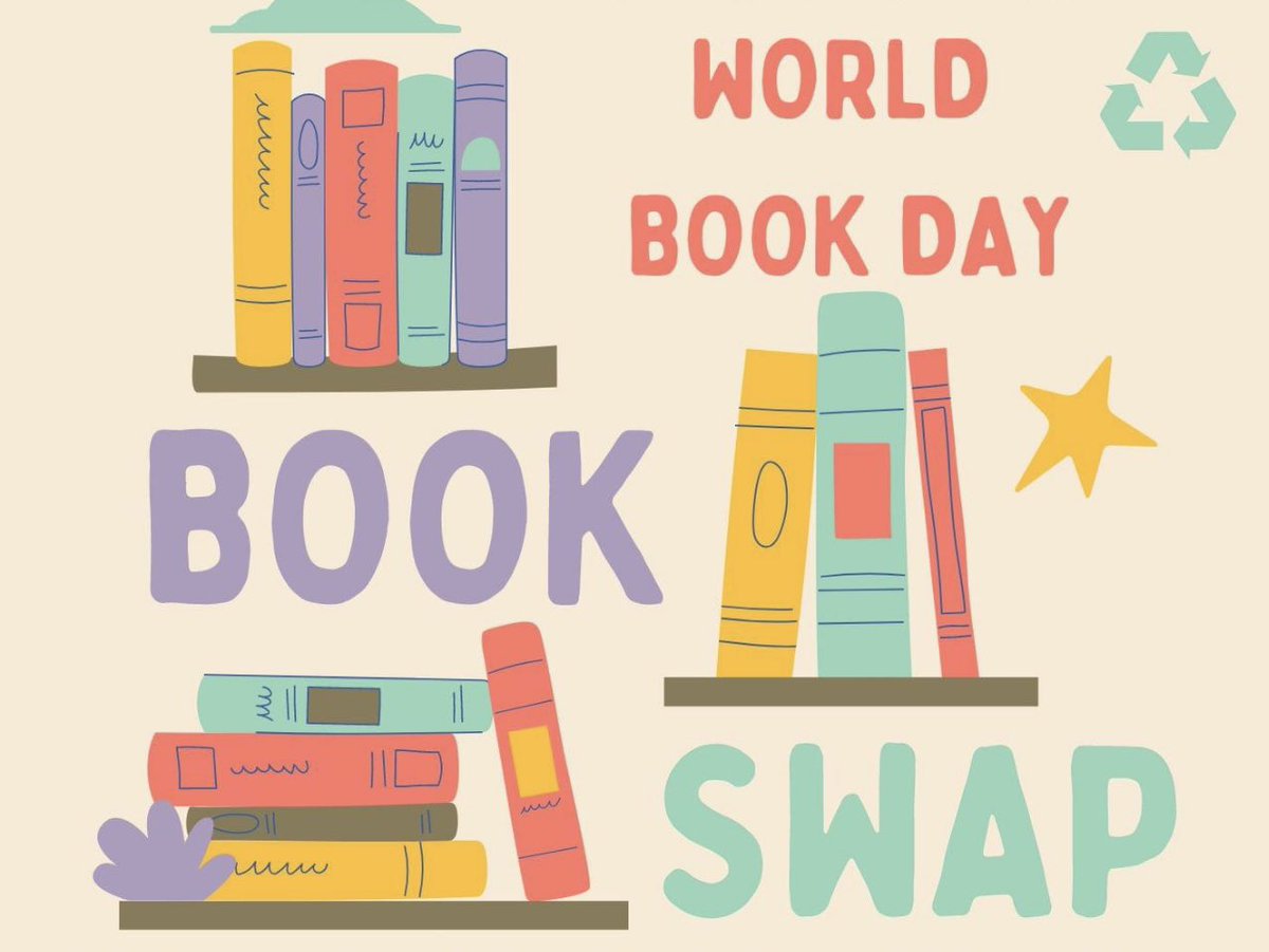 ClaresParent's tweet photo. To celebrate world book day we are running a book swap event. If you have any books you would like to pass on to another reader please bring in to school before 7th March. The children will all be attending the book event on 7th March and every child taking home a pre loved book https://t.co/YWRpAofTTX