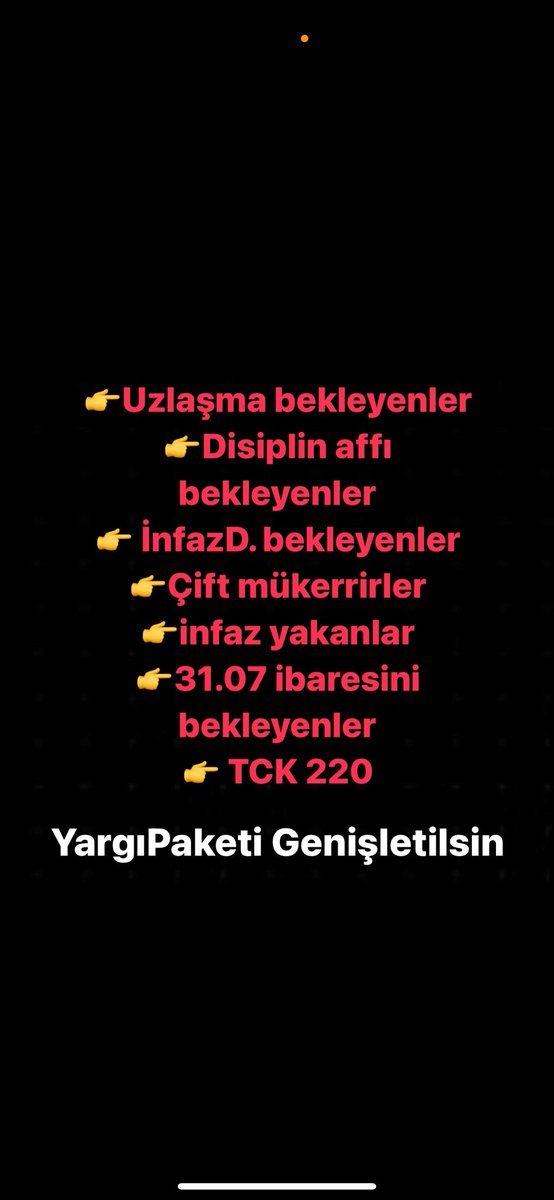 31 temmuz yasası eşit ve adil olmadi madurlar ve maduriyetler yaratıldı yeniden bir sayfa açılmasını istiyoruz mahkum aileleri olarak. 

#AdaletKomisyonunaSesleniyoruz