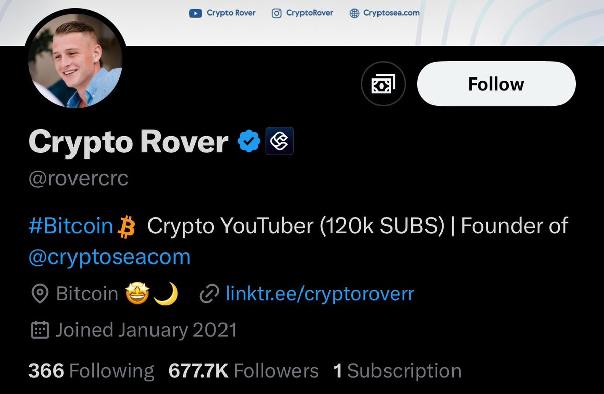 1/ An investigation into how the influencer Crypto Rover ghosted a project he was paid to promote, mislead followers about his trading positions, and also his shills for pump and dump meme coins.