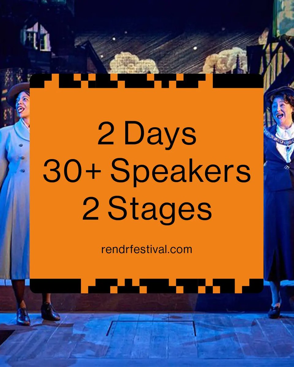 #RENDR2024 SPEAKER ANNOUNCEMENTS 💥 Royal Shakespeare Company - Represented by Sarah Ellis (Director of Digital Development). 📍29th Feb + 1st March 2024, Belfast 🎟 Tickets on Sale Now! 🌐rendrfestival.com #film #gaming #animation #immersive
