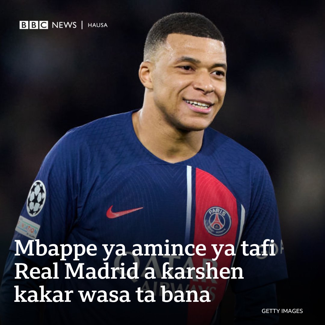 Mbappe zai ƙulla yarjejeniyar shekara biyar da Real Madrid, inda zai riƙa karɓar albashin Yuro miliyan 15 a kowace kakar wasa. Madrid za kuma ta ba shi kyautar Yuro miliyan 150 idan ya saka hannu kan kwantiragi.