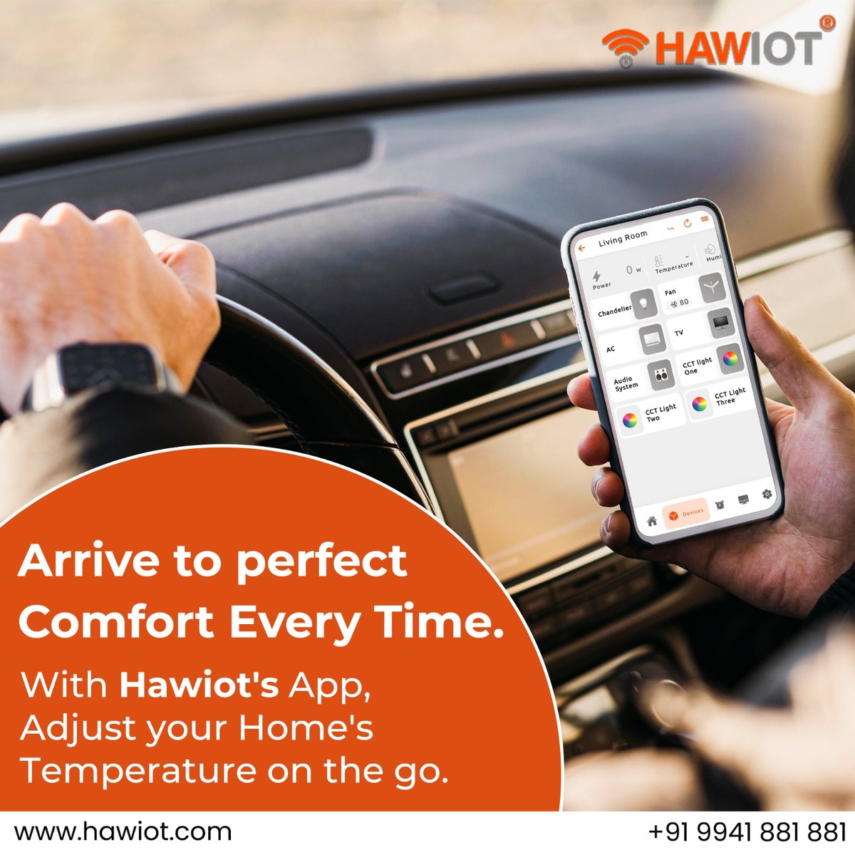 Beat the heat hassle-free with Hawiot. Adjust your home's temperature from anywhere, anytime

#Hawiot #hawiotprivatelimited #smarthome #homeautomation #smarthomes #indianhomes #EffortlessLiving #SmartLiving #hyderabad #securehome #smartsecurity #roomtemperature #smartapp #sm4dm