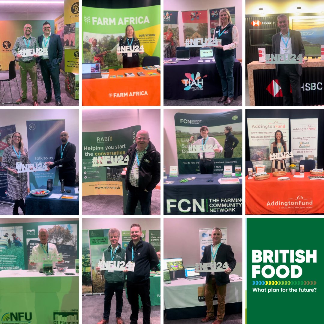 Here are a few of our exhibitors at #NFU24. Visit Hall 3 to discuss products and services that can help you run your farming business. See who else is at NFU conference this year👉ow.ly/cSF750QCPp2