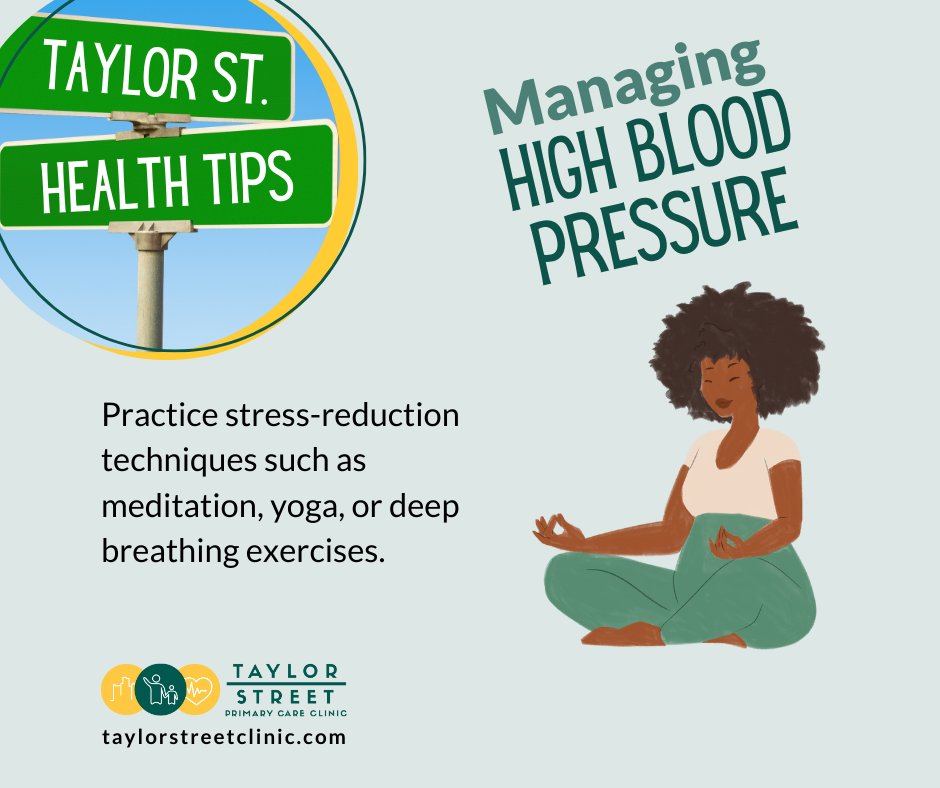 You can take steps to lower your risk by changing the factors you can control. Taylor Street Clinic can help you understand your risk and help you manage your high blood pressure. Contact us today by calling 313-486-5501 or visiting taylorstreetclinic.com.
#HealthTipTuesday