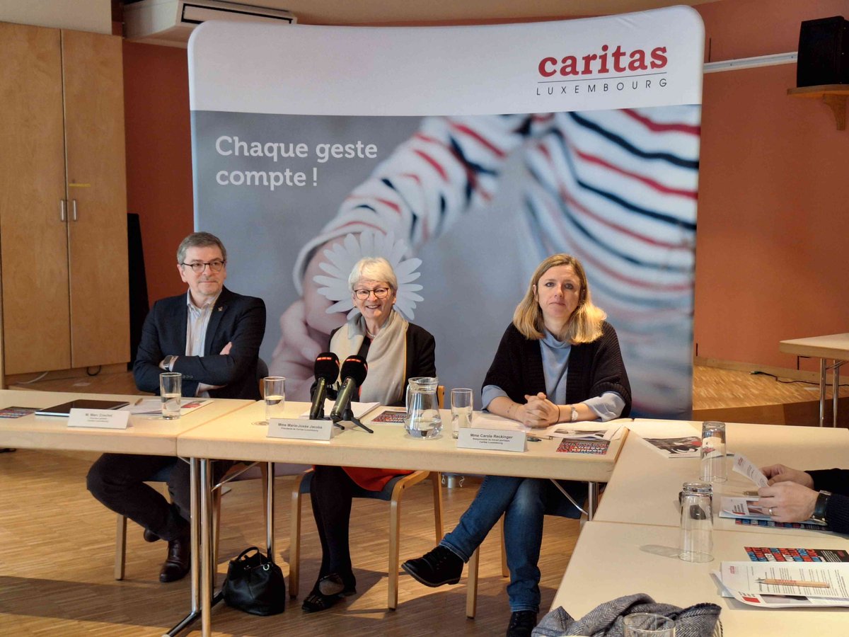 Dans le cadre de la Journée mondiale de la Justice sociale, qui a lieu  tous les ans le 20 février, Caritas Luxembourg a présenté aujourd’hui  quelques-unes de ses propositions pour une plus grande justice sociale  au Luxembourg.
caritas.lu/caritas-news/a…