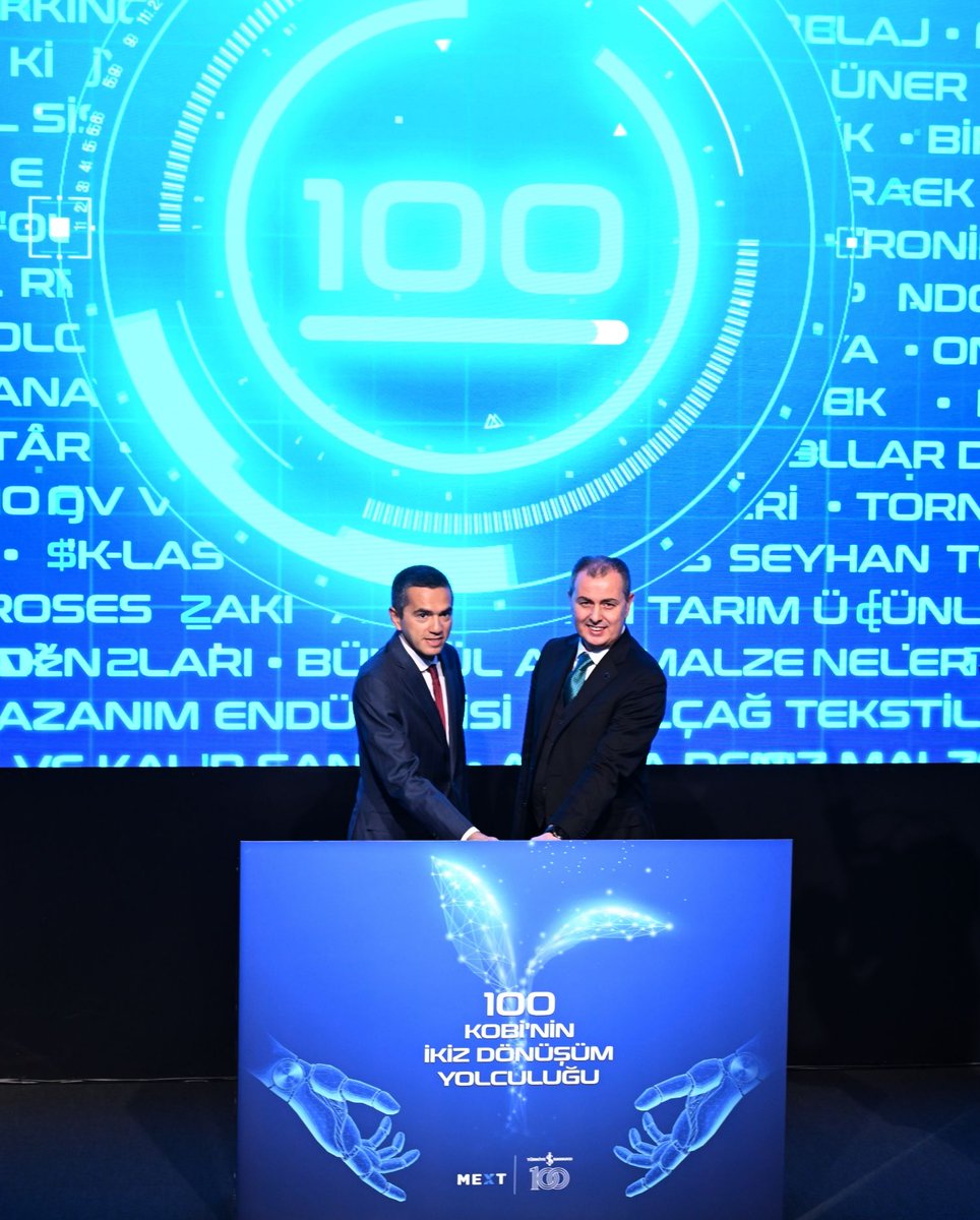 MEXT Teknoloji Merkezi ile KOBİ’lerin üretimde verimliliğin artırılması, global arenada daha rekabetçi bir konuma gelmeleri, dijital ve yeşil dönüşüm yolculuklarının hızlandırılması amacıyla güçlerimizi birleştirerek 100. kuruluş yıl dönümümüzde “100 KOBİ'nin İkiz Dönüşüm
