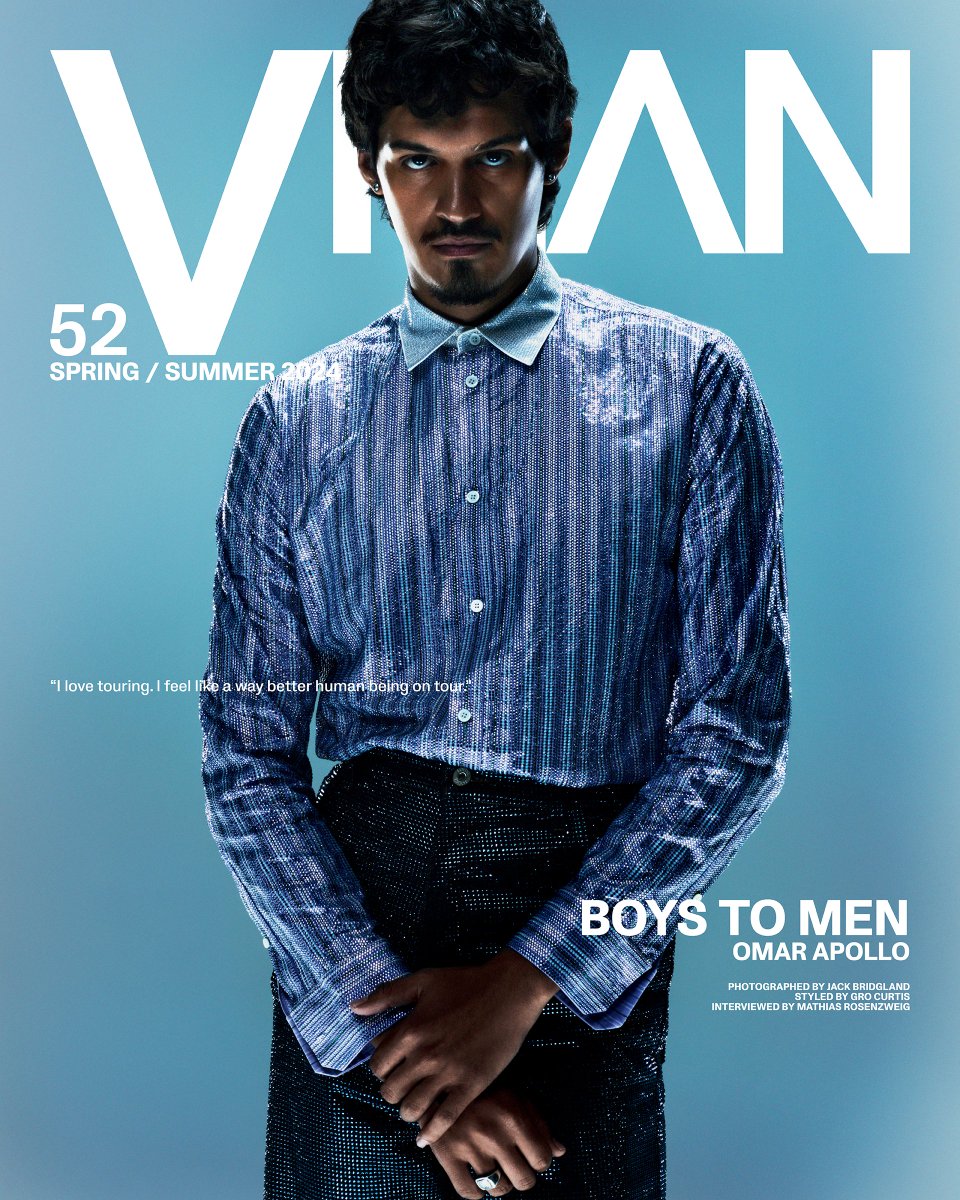 🎵 Introducing VMAN 52—our new spring/summer 2024 issue—starring @omarapollo! Captured by photographer @jackbridgland_, VMAN chatted with the musician and queer it-boy while creating a new, larger-than-life album. Pre-order your copy of VMAN 52 here: bit.ly/OMARFORVMAN