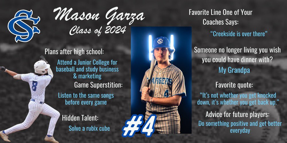 Springsbsb's tweet photo. Senior Spotlight https://t.co/j2oBGtMWjo