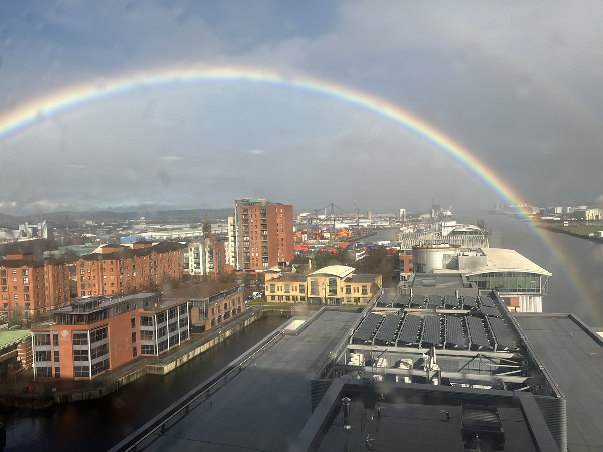 Gorgeous views outside the @UTVNews newsroom.