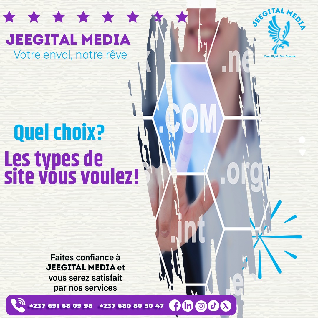 jeegitalmedia's tweet photo. 🌍 Quel type de site web choisir pour votre entreprise ?
Découvrez les différentes options :
1️⃣ Site vitrine .
2️⃣ Site e-commerce
3️⃣ Blog d'entreprise 
4️⃣ Site institutionnel 
Quel type de site correspond le mieux à vos besoins ?

💼💻 #Entrepreneuriat #DigitalMarketing https://t.co/ThZQ9H2ovH