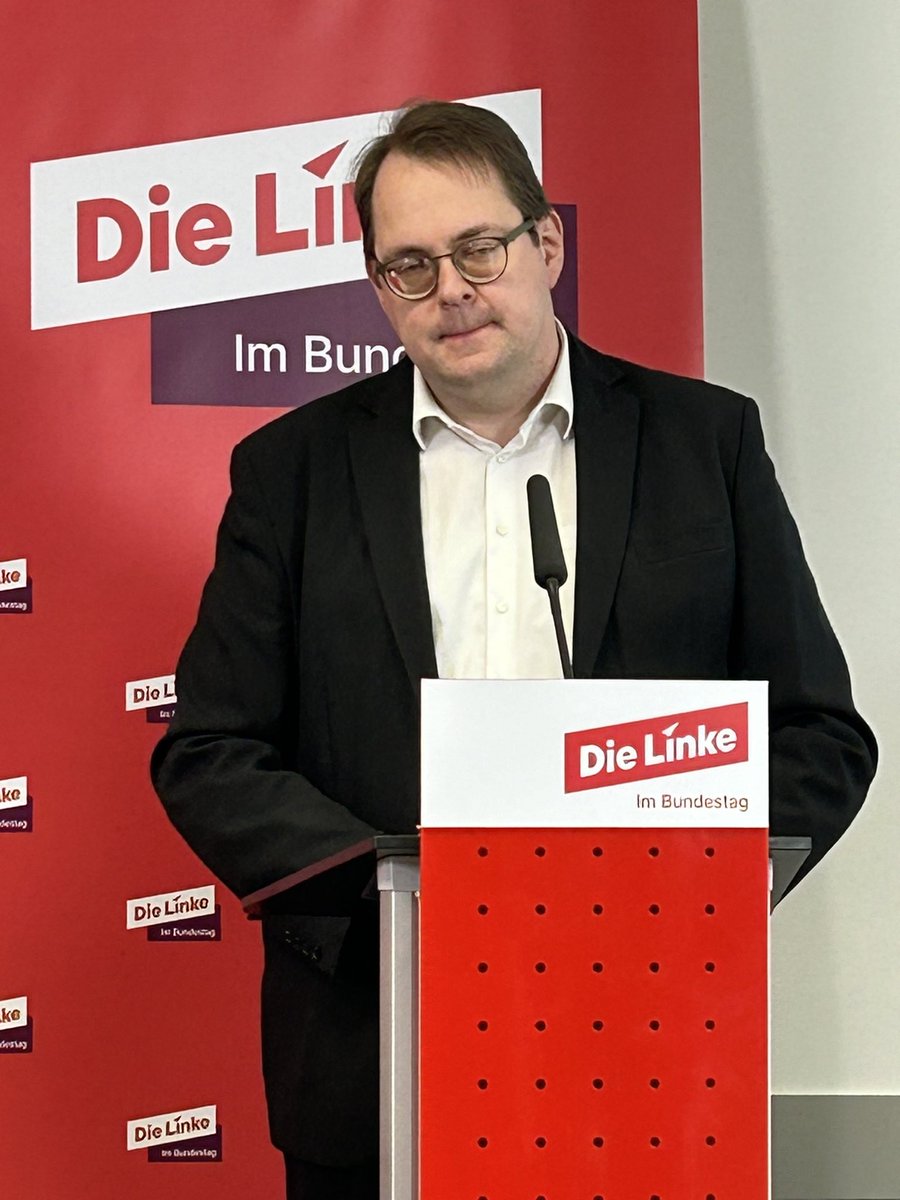 Klare Absage an #Wagenknecht. Der neue Gruppenchef von @dieLinke Sören Pellmann sagt: „Das #BSW ist für uns politischer Konkurrent“