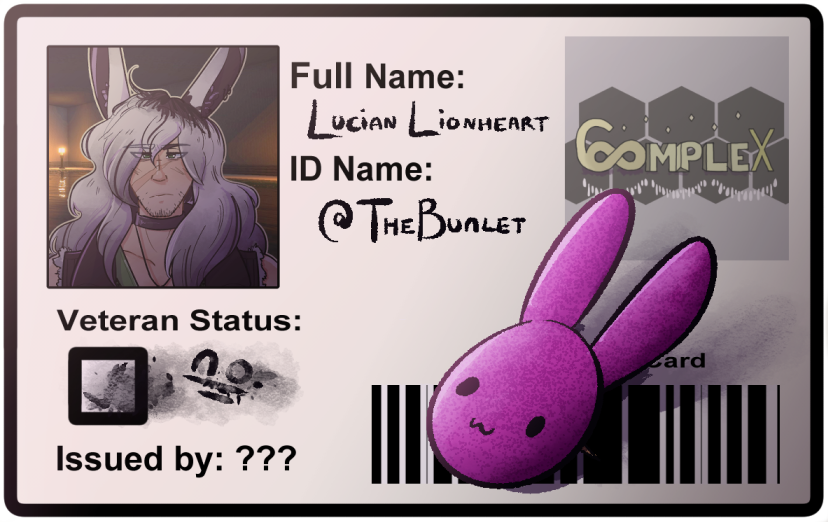 TheBunlet's tweet photo. Kind of amazing how much my art has changed since the start of @ComplexSMP. A couple months shy of a year!! We were given permission to update ID cards when the last applications went out, so here's me finally catching up 💕 #ComplexSMP #loresmp #smpart https://t.co/d0g14lVTfp