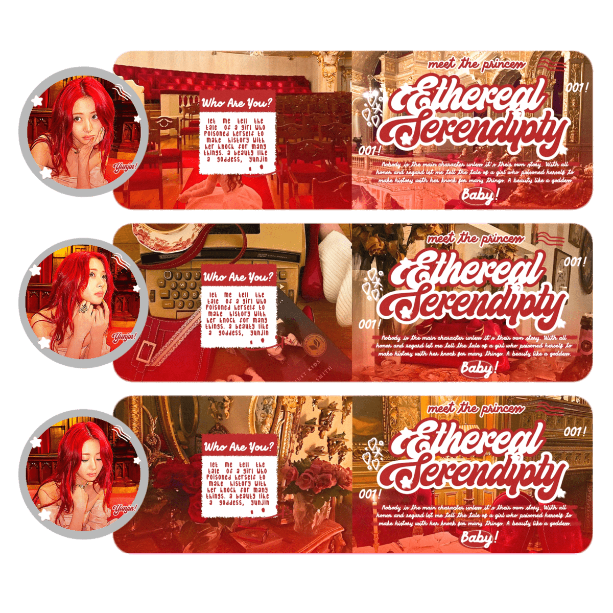 A repost will be cherished 🧺🧙🏻

こんにちは ! volcy bawa layout YUNJIN moodboard deco only 8k get ava png, avail qris dan sudah free retext ava. yang mau langsuung dm yaaa sebut aja, cek alt yah!⭐

★ tags — #zonauang #zonajajan