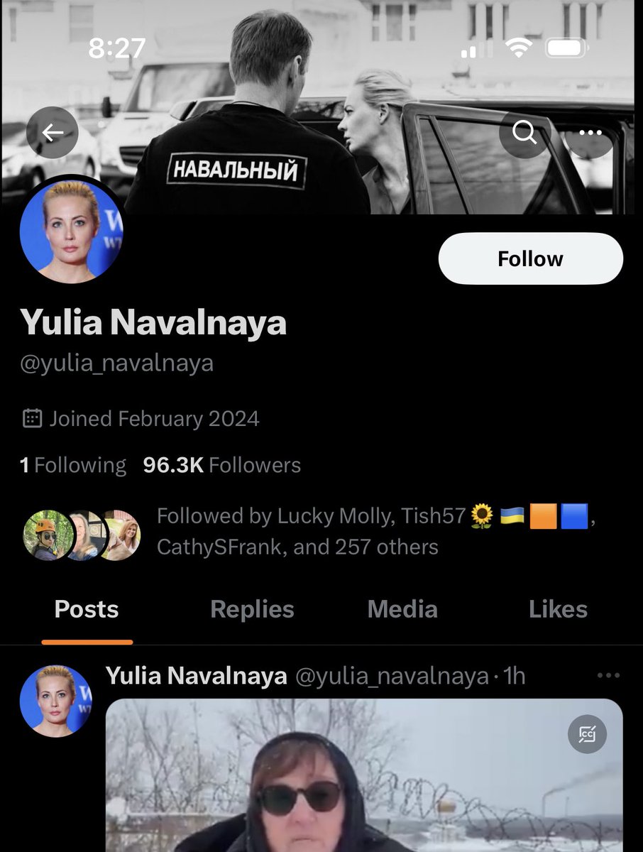 Looks like Yulia’s account is no longer suspended. 
#YuliaNavalny