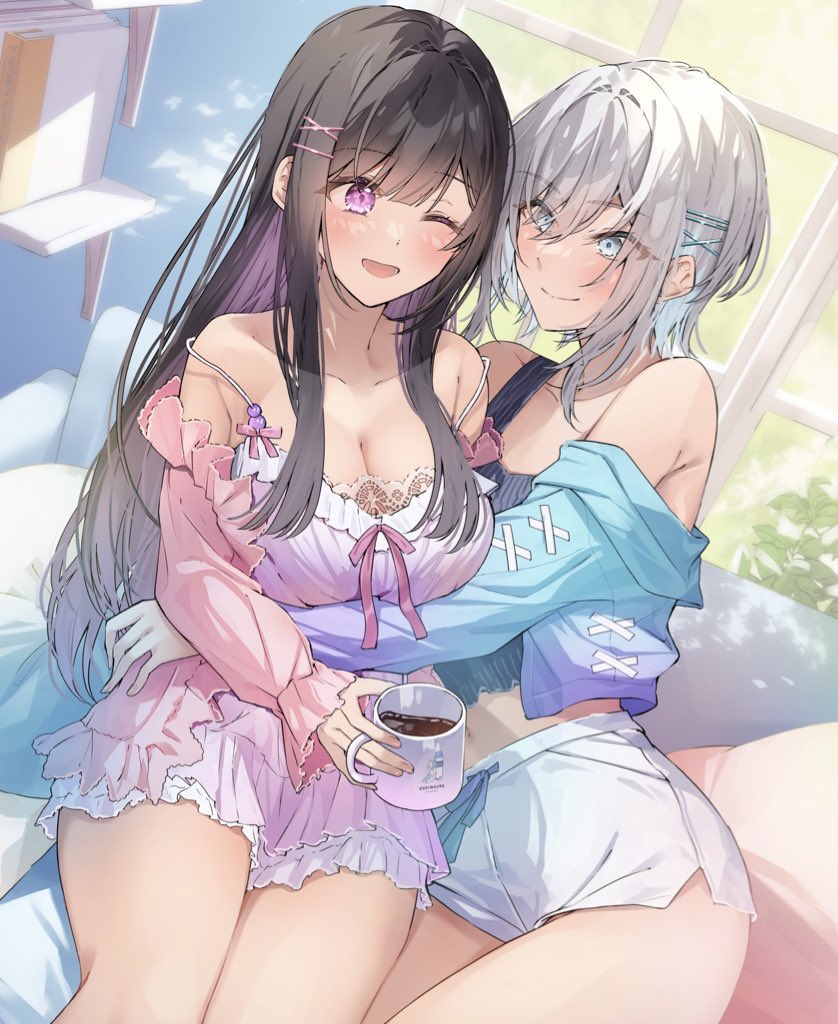 「2014←→2024頑張ったと思う 」|塩こうじ🍅百合ゲー制作中のイラスト