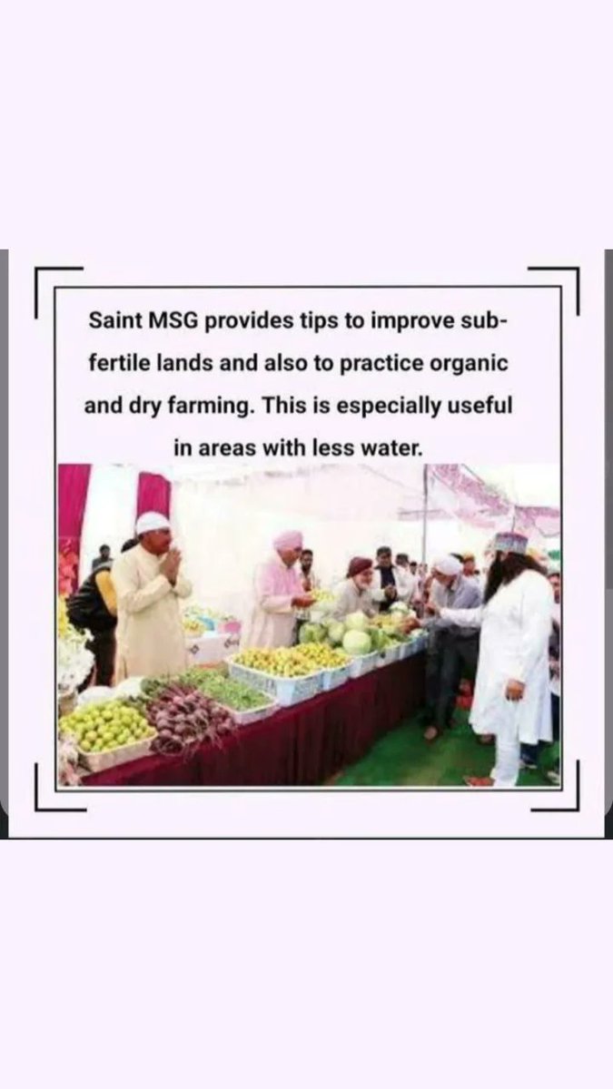 #SaintGurmeetRamRahimJi shares his thoughts on effective and practical advice for sustainable farming. By following Guru Ji's advanced and effective suggestions, millions of farmers have started #OrganicFarming with unique techniques and are enjoying its benefits.#FarmingTips